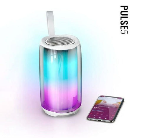 Pulse 5 Wireless Speaker RGB Lighting / مكبر صوت لاسلكي Pulse 5 مزود بإضاءة RGB